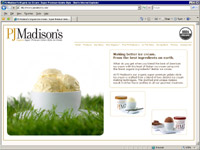 PJ Madison's Organic Ice Cream